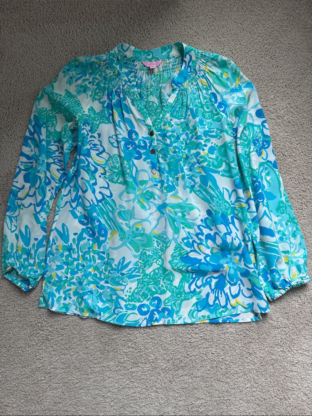 Lilly Pulitzer Elsa Silk Top